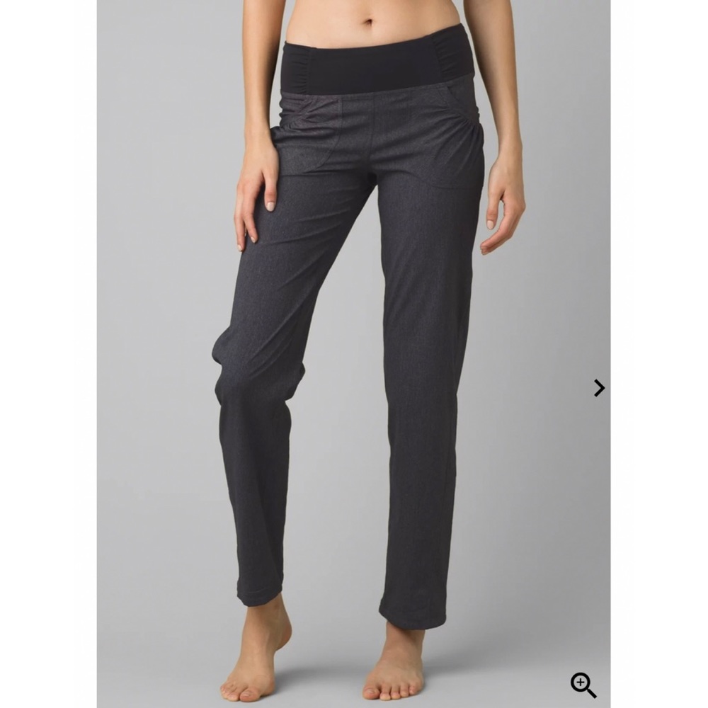 Prana Size Large Summit Pants Gray Black